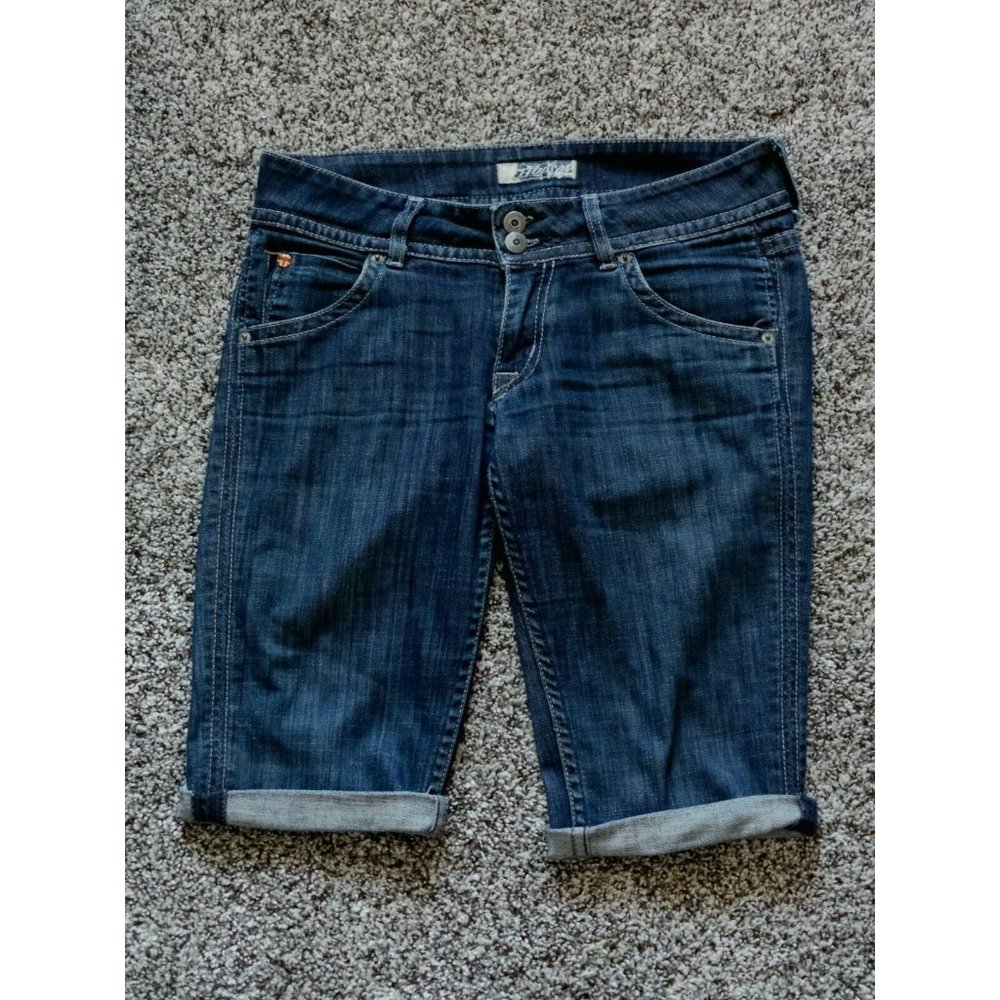 WOmen's Hudson Jean Shorts flap pocket Size 27